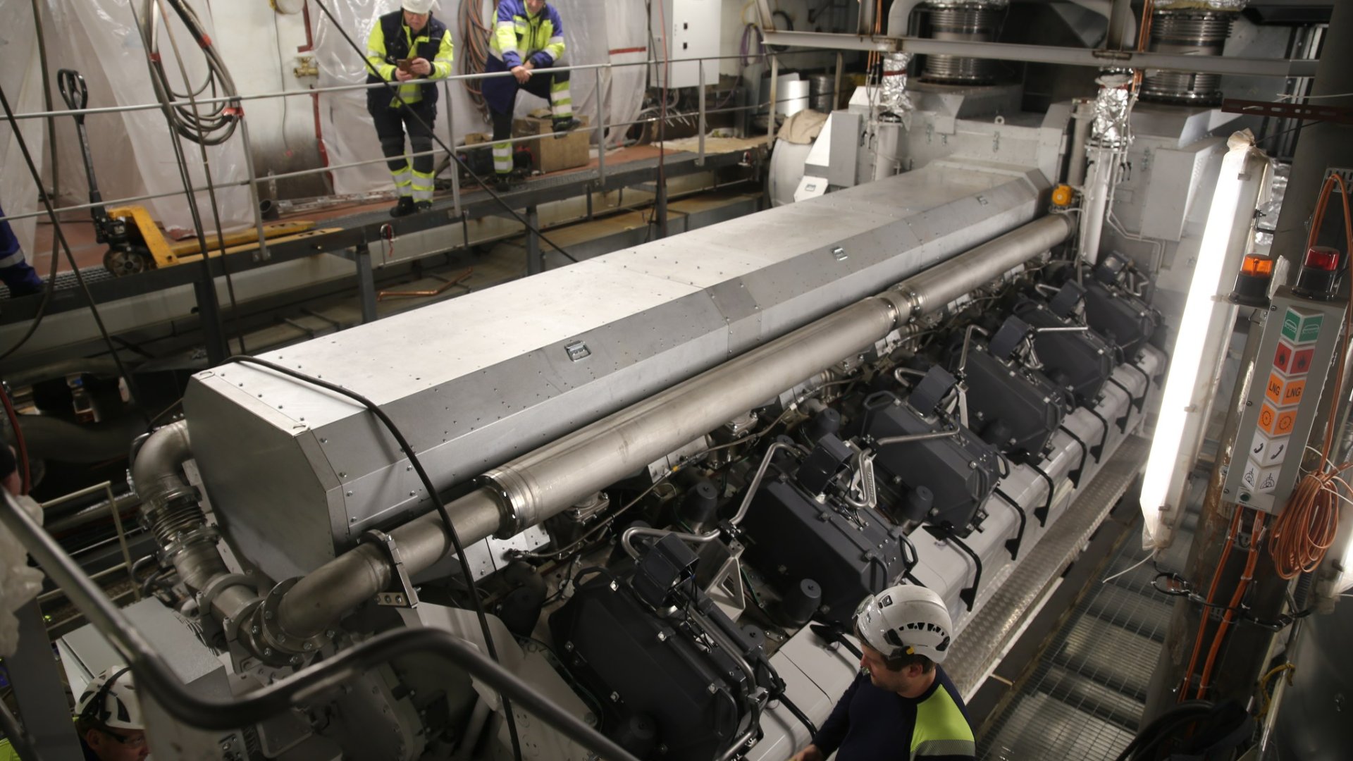 Legend of the Seas first engine goes live - marking a significant moment in the ships construction