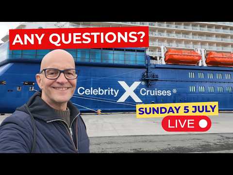 Back From Celebrity Cruises Q&A Live: Sunday 5 July 2026: 9am PT/ Noon ET/ 5pm UK