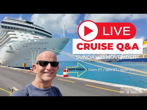 Cruise Q&A Live: Sunday 23 November (10am PT/ 1pm ET/ 6pm UK)