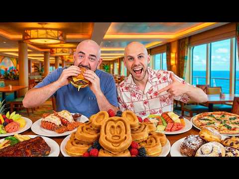 Trying All The Cruise Food On Disney's Brand New Ship