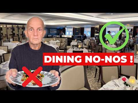 Dining Dos & Don'ts That SMART Cruisers Swear By