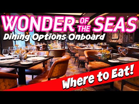Wonder of the Seas Food Tour | Every Dining Option onboard | Royal Caribbean 2026