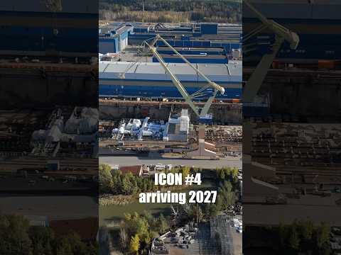 First Look: Royal Caribbean ICON IIII in Dry Dock 🔥 #royalcaribbean