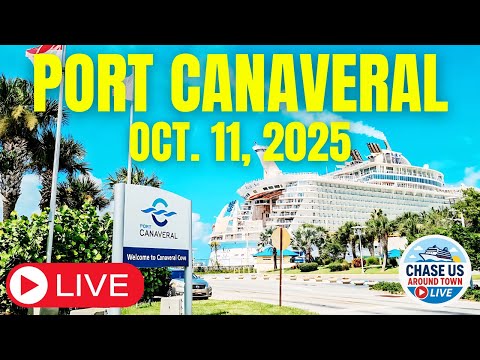 LIVE: Watching the Cruise Ships Leaving Port Canaveral LIVE! (Oct. 11, 2025)