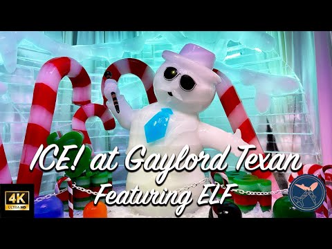 Gaylord Texan ICE! 2025 | ELF Holiday Display & Christmas Fun
