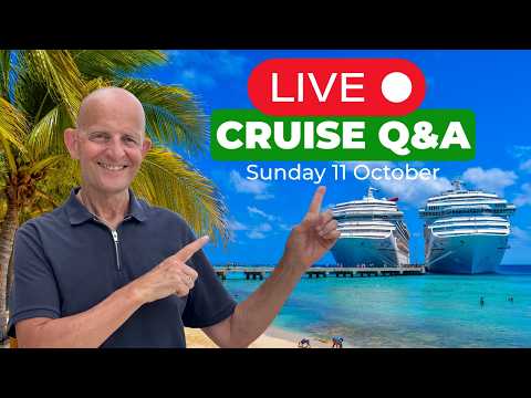 Live Cruise Q&A: Sunday 1 October 2026: 9am PT/ Noon ET/ 5pm UK