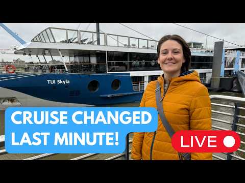 Low River Levels Have Completely Changed my Cruise! - LIVE