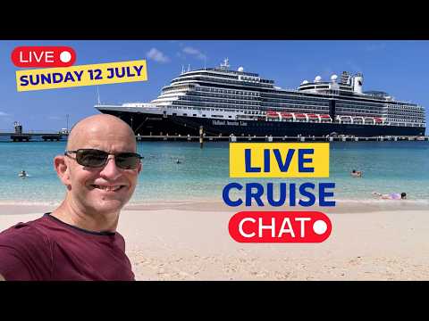 Live Cruise Q&A. Sunday 12 July 2026. 9am PT/ Noon ET/ 5pm UK