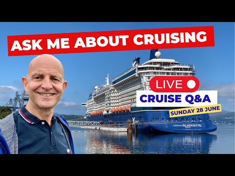 Cruise Q&A Live From Celebrity Silhouette. Sunday 28 June 9am PT/ Noon ET/ 5pm UK