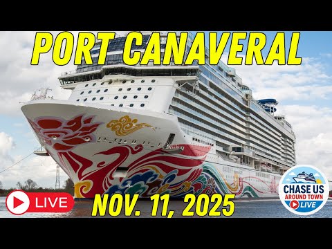 LIVE: Norwegian Joy First Departure from Port Canaveral this Season! (Nov. 11, 2025)